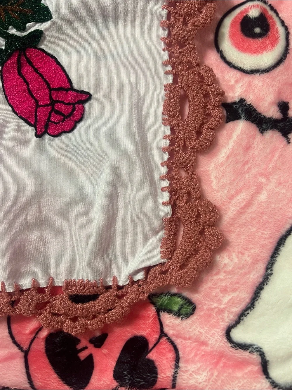 Hand-Embroidered Mexican Tortilla Warm - Vase